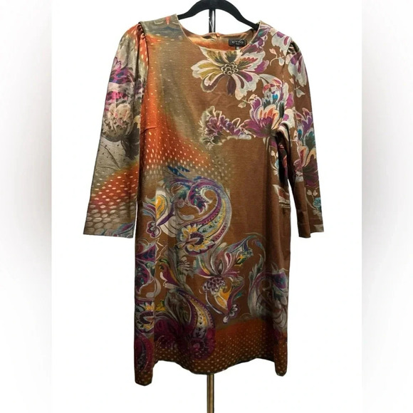 Etro Milano beautiful wool blend midi dress size 46 - Picture 4 of 10